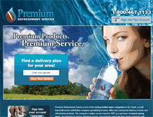 Tablet Screenshot of premiumrefreshment.com